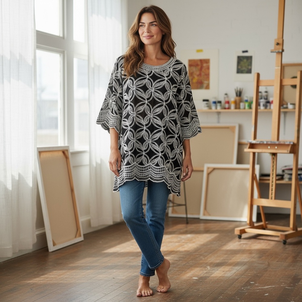 NWOT Solitare for‎ Anthropologie Tunic Top